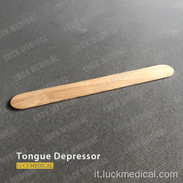 Depressor per lingua in legno usa e getta